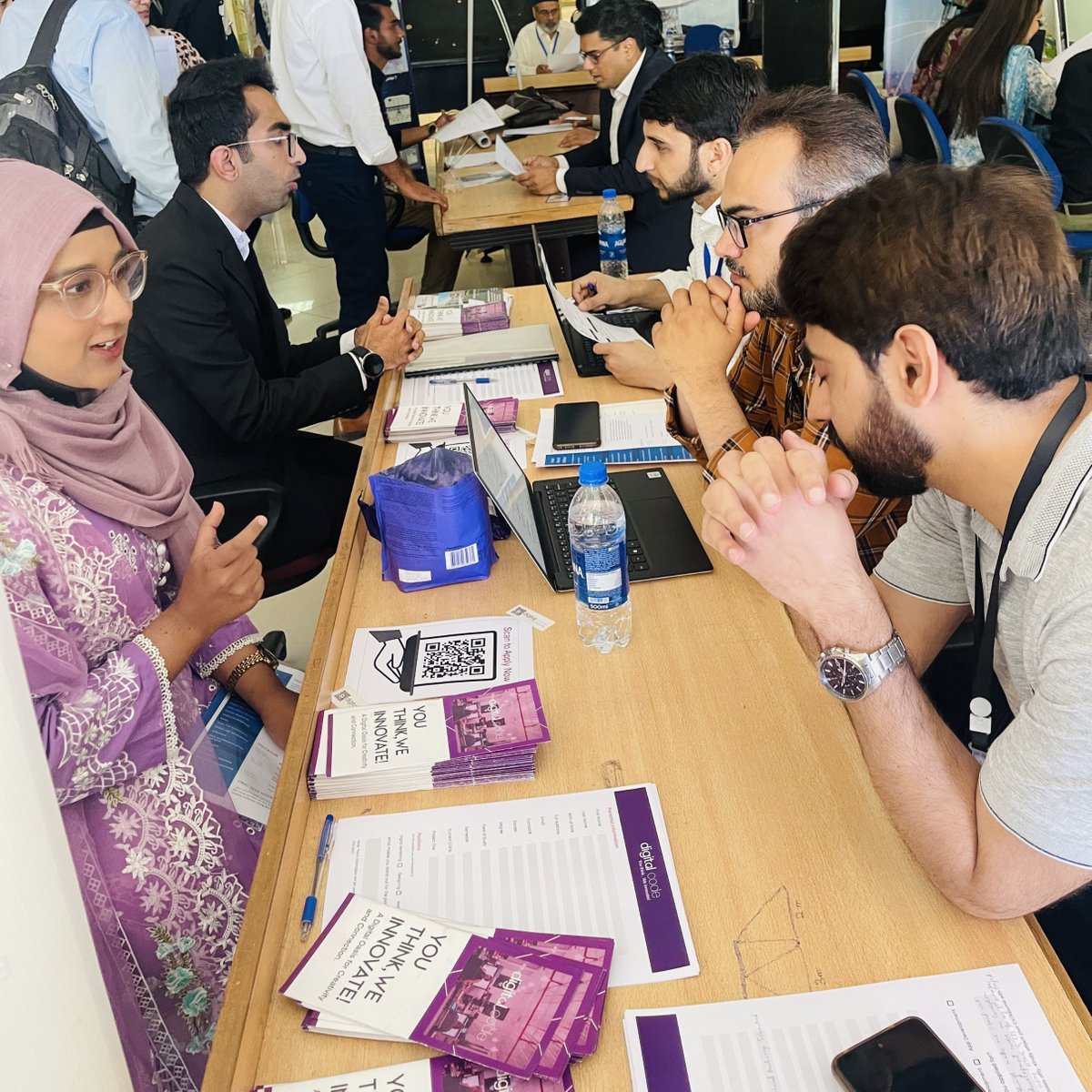 Team Digital Code at the Islamabad Space & Technology Job Fair 2024 ✨
.
.
.
#digitalcode #spaceandtechnology #ist #dc #jobfair #istjobfair