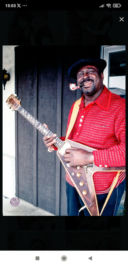 Happy Birthday legendary Albert King with his 'Lucy'🎸born on this day in Indianola. Photo by ©Jon Sievert
