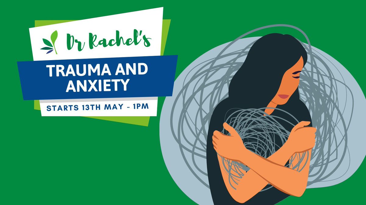 Dr Rachel's 'Trauma & Anxiety' course is back from 13th May, exclusively for care experienced people of ALL ages. During the four-week course, you will learn how to manage trauma and anxiety better in the future and create an anxiety tool kit. Book today buff.ly/46qSUdp