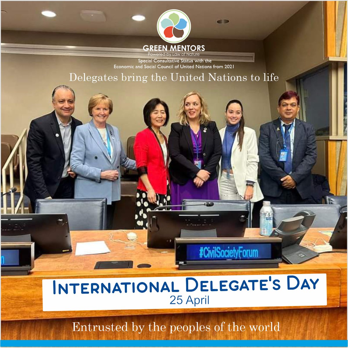 Celebrating International Delegates Day! Today, we honor the dedicated efforts of delegates worldwide who work tirelessly to forge paths toward a sustainable future. 
#DelegatesDay
