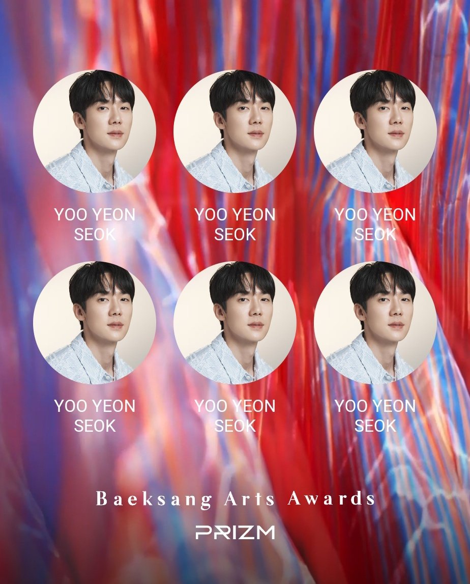 Vote for #YooYeonSeok here prizm.app.link/global1-vote-x for Popularity Award You just need an email #BaeksangArtsAwards