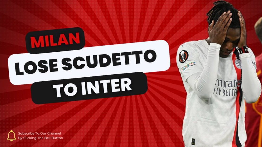 NEW PODCAST 🎙️: Milan Suffer Derby Disaster to Title Winners Inter

🔴 Milan’s poor derby record continues
⚫️ Pioli’s tactical/personnel issues 
🔴 Red card debacle 
⚫️ Your questions answered 

Available now 👇 

📺 youtu.be/1gbK8y0ZFm4