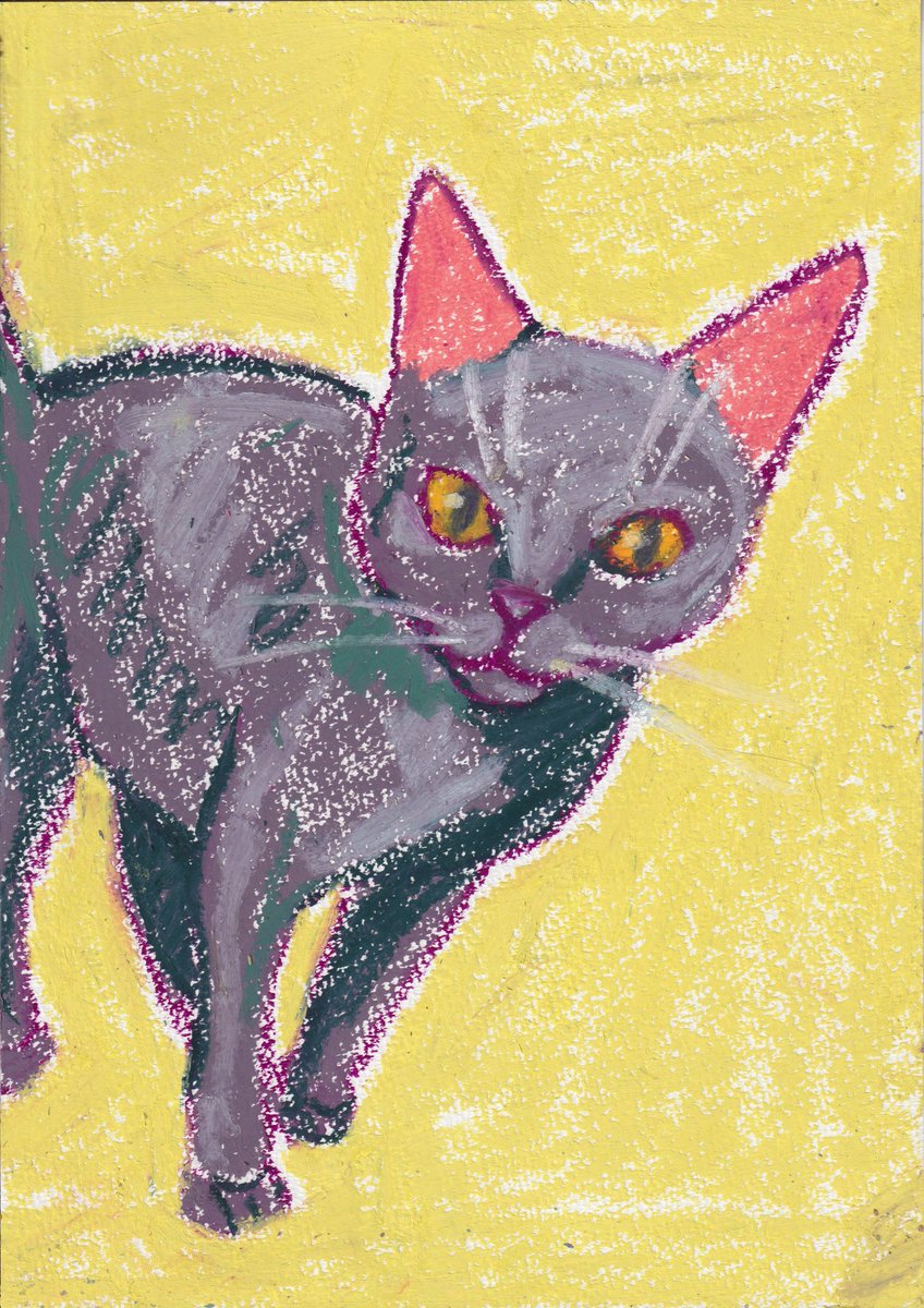 💛

 #猫  #猫好きさんと繋がりたい   #イラスト  #Illustrate #cat #illustration #일러스트 #드로잉