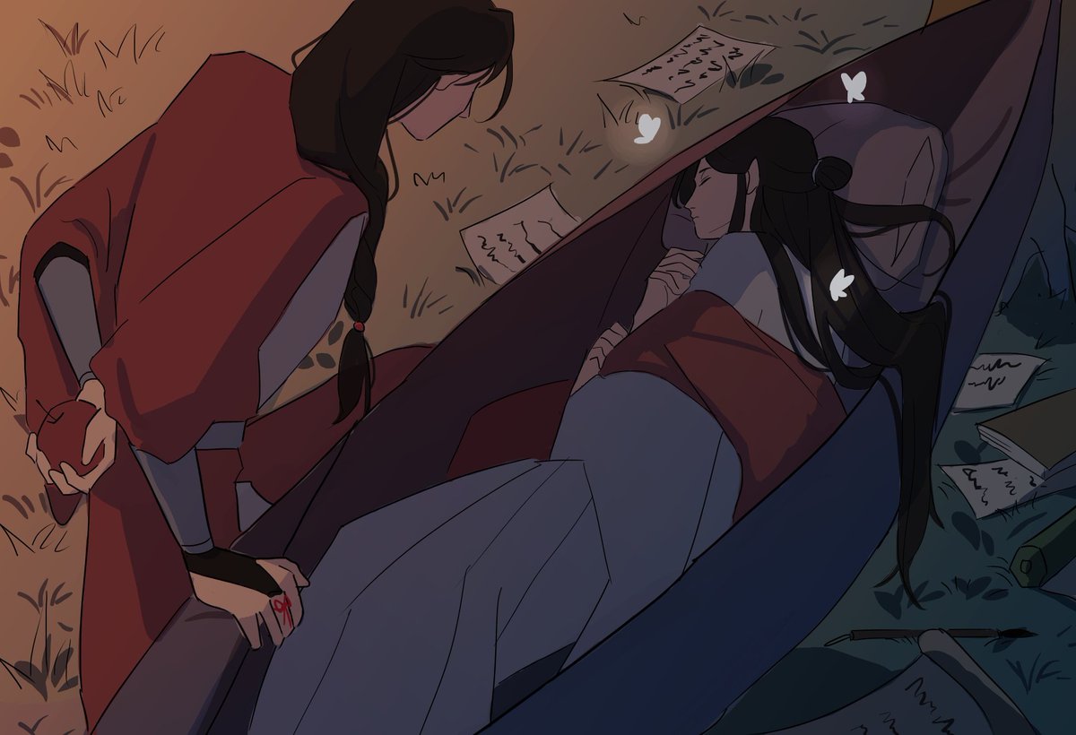 dianxia is sleeping 💤
 #xielian #TGCF