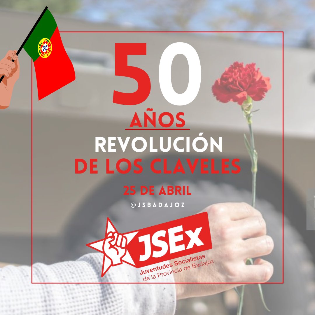 “À sombra duma azinheira
Que já não sabia a idade
Jurei ter por companheira
Grândola, a tua vontade”

50 años de la Revolución de los Claveles 🇵🇹🌹