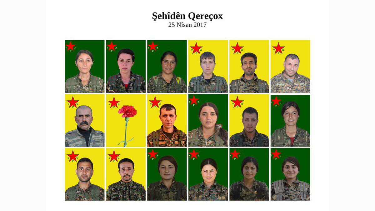 Martyrs are the radiant light of freedom. On Martyrs' Day, the seventh anniversary of the Qereçox martyrs, on this sacred historical occasion, we remember all the martyrs of the freedom revolution with respect and reverence. As Leader Apo elucidates... 👇 ypjrojava.net/en/?p=20973