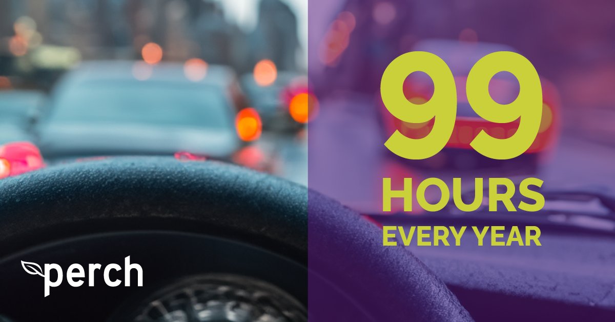 People lose 99 hours per year waiting in congestion. Studies have also found nearly 18% of trips in a car could be replaced with micromobility options.  The #PerchPortal is an answer for moving people. #PurplePower sciencedirect.com/science/articl…