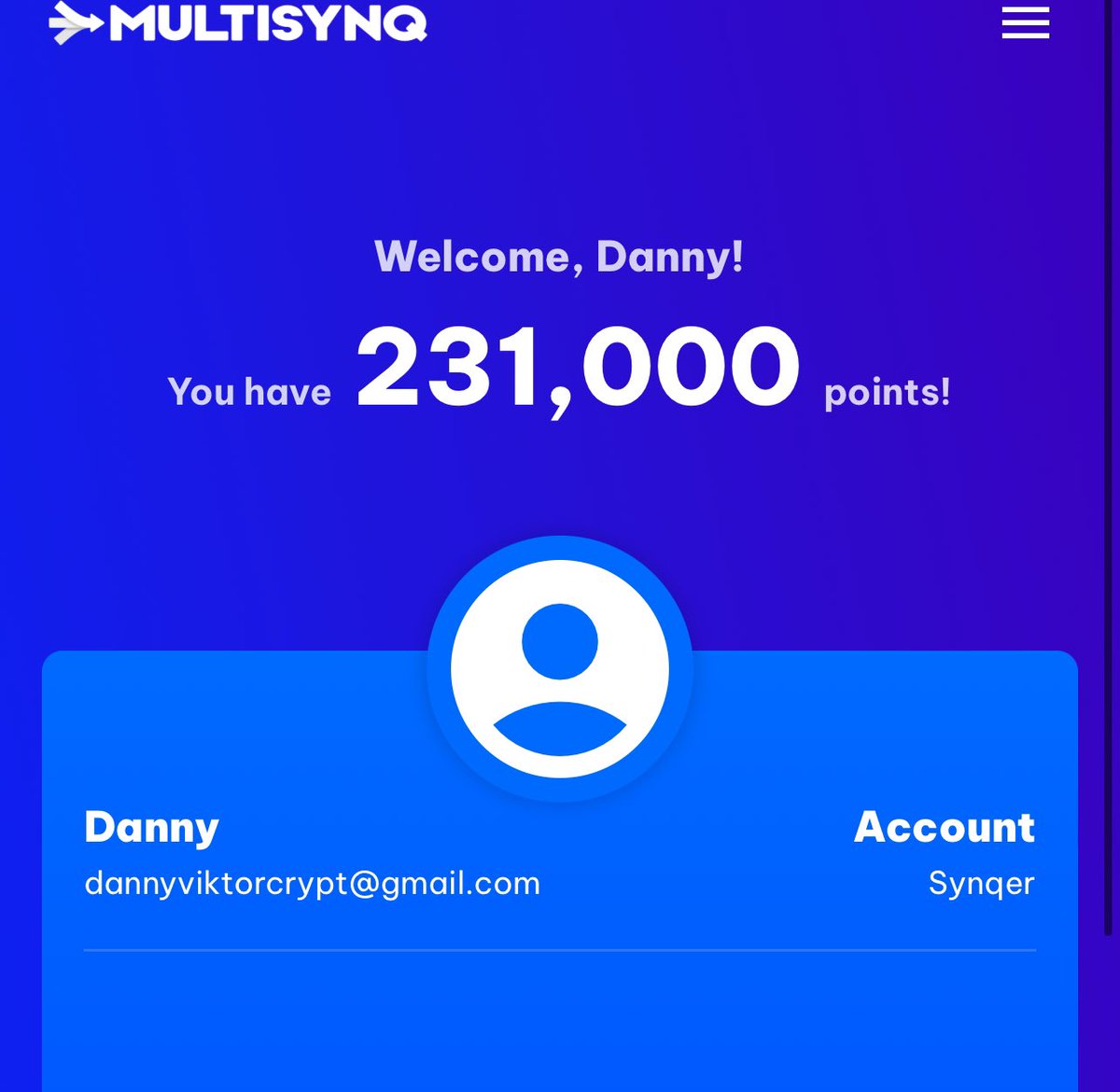 Are you still fading @multisynq?

Upon the launch of the Sync Utility Token in Q4 2024, MPs will be converted to MPX points at a 1:1 ratio. These MPX points can further be exchanged for various rewards.

Join now and get positioned- multisynq.io/auth?referral=…

Drop your link 👇