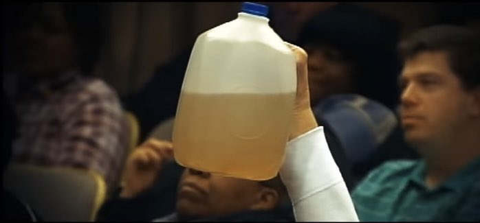 Thinking of the people of Flint, Michigan who had brown water flowing out of their faucets, broke out into rashes, had elevated levels of lead and died because of Legionnaires disease…because of the water crisis that started 10 years ago today.