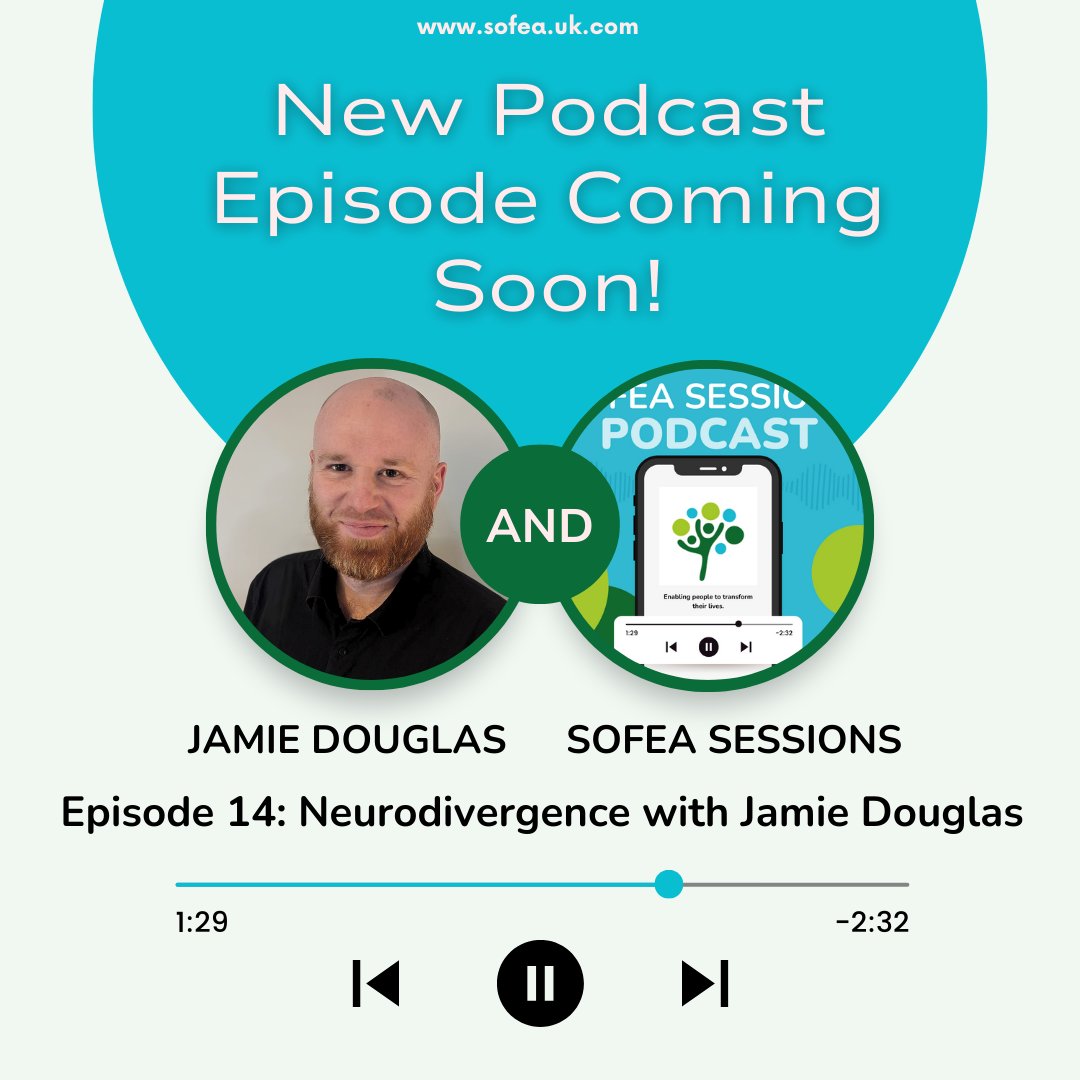 Brand new SOFEA SESSIONS episode coming soon!! Watch this space 😃 @jamiersd82 #neurodivergence #sofeasessionspodcast #autism #AutismAcceptance