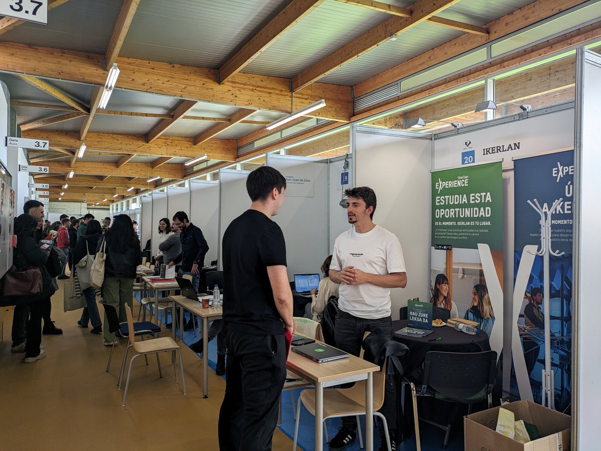 EnpleguGuneak's tweet photo. Oso ondo joan da Gipuzkoako Campuseko #Enplegu #Foroa / Un éxito el #Foro de #empleo del Campus de Gipuzkoa @upvehu https://t.co/D32Q5bAGvf