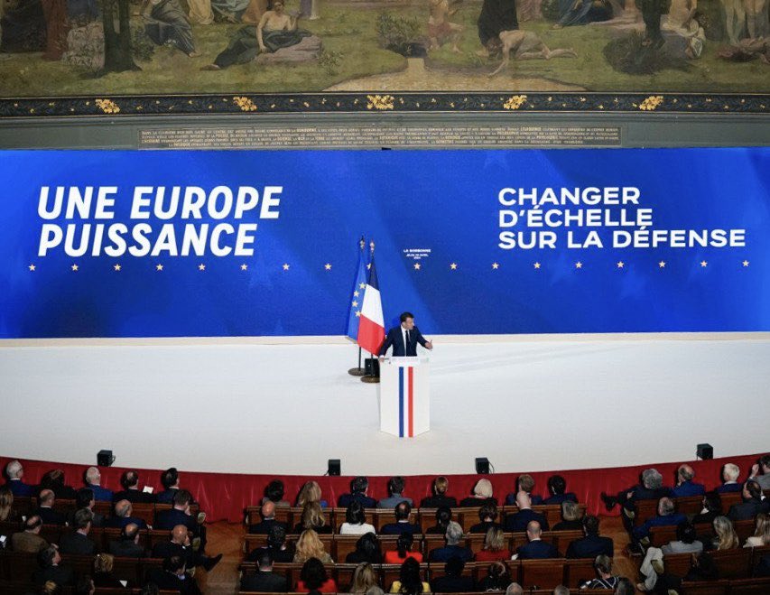 Un bilan européen des 7 dernières années indiscutable.

Une analyse géopolitique sans complaisance.

Des propositions pour l’avenir fortes et ambitieuses.

Le Président <a href="/EmmanuelMacron/">Emmanuel Macron</a> fait preuve du leadership dont l’Europe a besoin.

Pour une #EuropePuissance 🇪🇺

#Sorbonne2