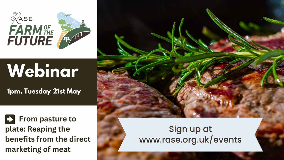 How can livestock farming businesses reap the benefits from direct marketing of meat? Join us for our lunchtime webinar on 21st May to hear how three farmers are producing meat using holistic livestock management systems, how they communicate what they do with their customers…