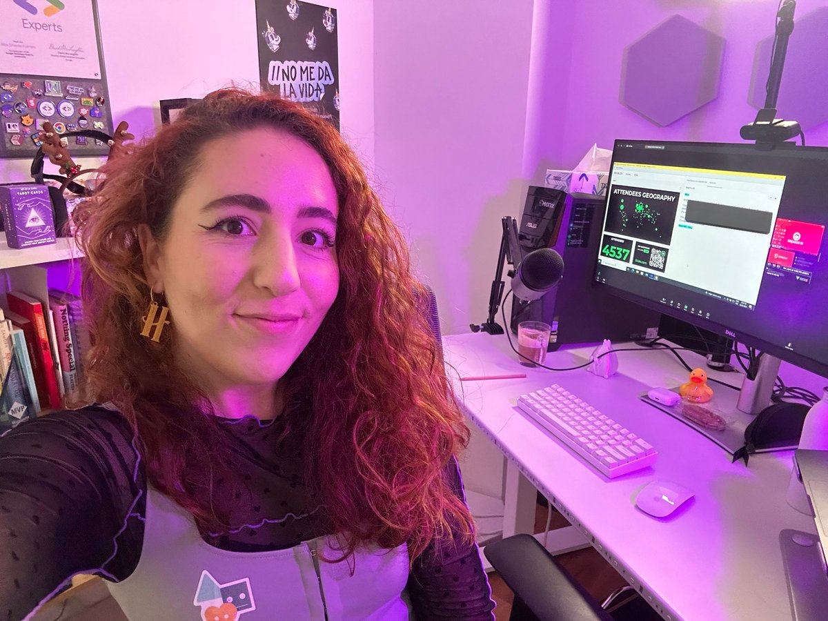 dawntraoz's tweet photo. Getting ready for my first time as MC of a conference! ๐ค
In less than an hour Iโll be hosting, together with @kissu_io, @VueJSLive 2024 ๐
See you there? #VueJSLive ๐ https://t.co/82xZg73wlk
