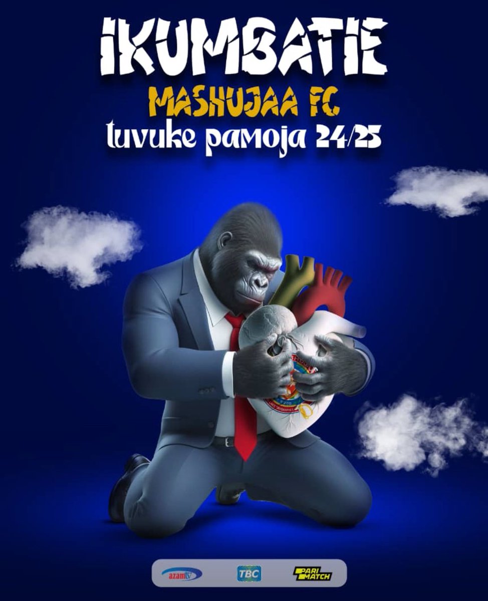 Kuelekea michezo ya mwisho ya kukamilisha msimu wa 23/24, Mwana Kigoma na mpenzi wa Mashujaa Fc hakikisha unaikumbatia timu yako ili tuvuke pamoja 24/25. MASHUJAA NI FAHARI YETU, tuinue silaha MIPANGO thabiti kuhakikisha tunatimiza malengo yetu ya kuendelea kusalia ligi kuu.