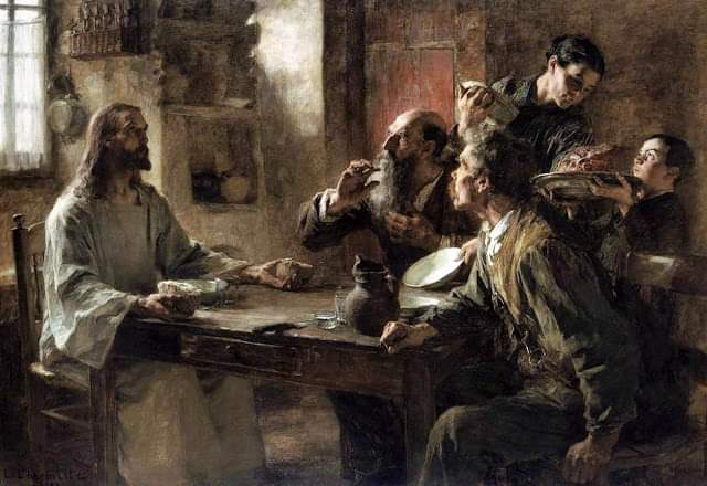 Friend of the Humble (Supper at Emmaus) by Leon-Augustin L'hermitte