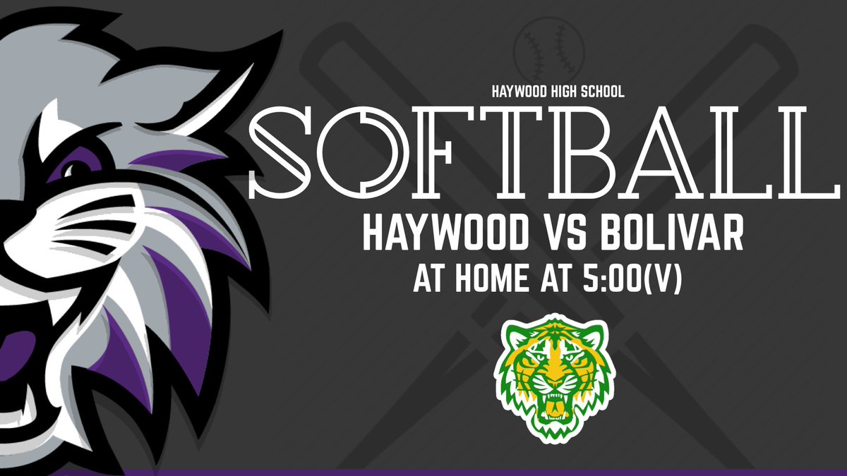 Haywood Softball: 🆚 | Bolivar Tigers 🗓️ | 4-25-24 ⏰ | 5:00PM 📍 | Haywood Softball Complex 🎟️ | Free Admission #haywoodtomcats