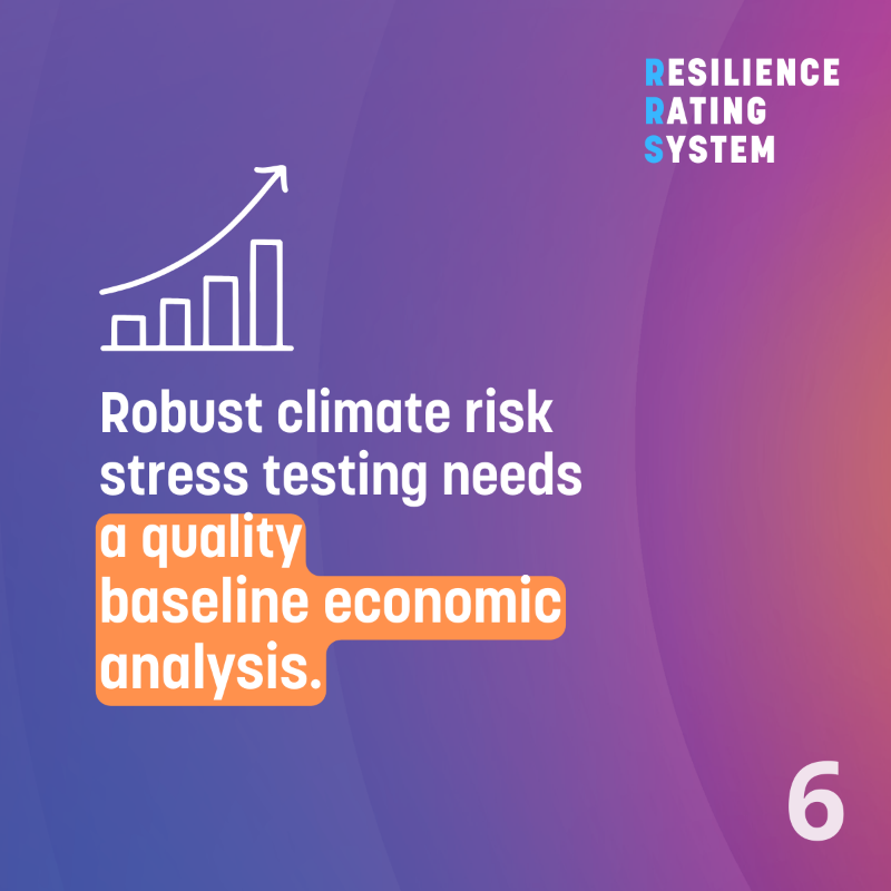 WBG_ClimateEnv's tweet photo. The World Bank developed a Resilience Rating System to help guide investment decisions and improve climate resilience in project design and outcomes. 

Find out what we learned from applying it to 20+ projects👇