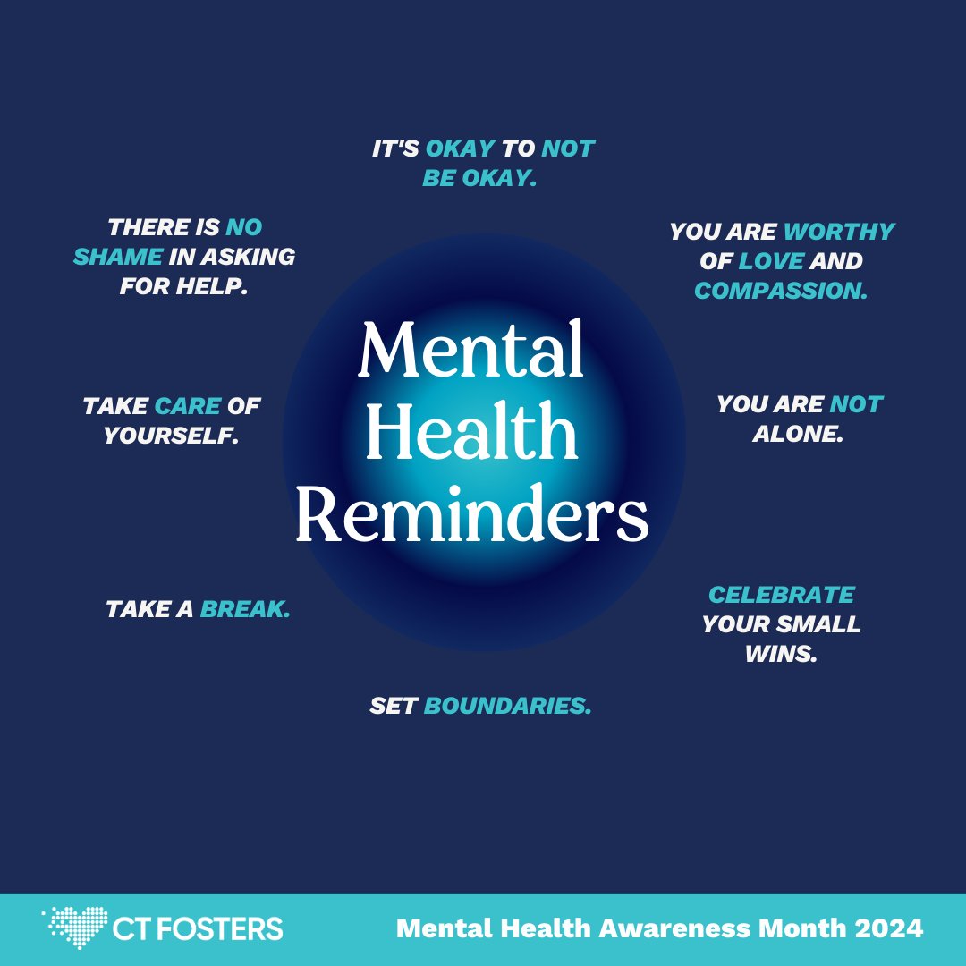 Know that you are never alone. Don't hesitate to seek support. Always prioritize your mental well-being and nurture your mind, as it's the only one you have. #MentalHealthAwarenessMonth