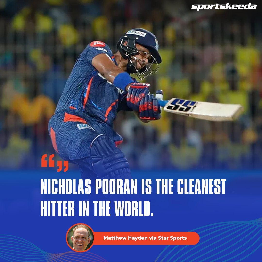 Matthew Hayden lauds Nicholas Pooran's clean-hitting prowess! 🔵💪

#NicholasPooran #LSG #Cricket #IPL2024 #Sportskeeda