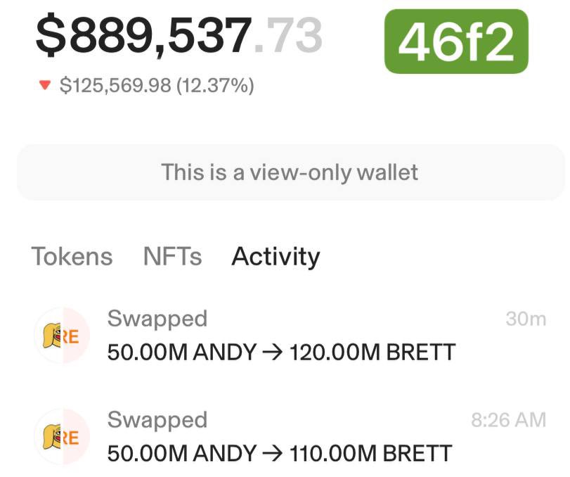 Buy more $ANDY 0x68
Buy more $BRETT 0x66