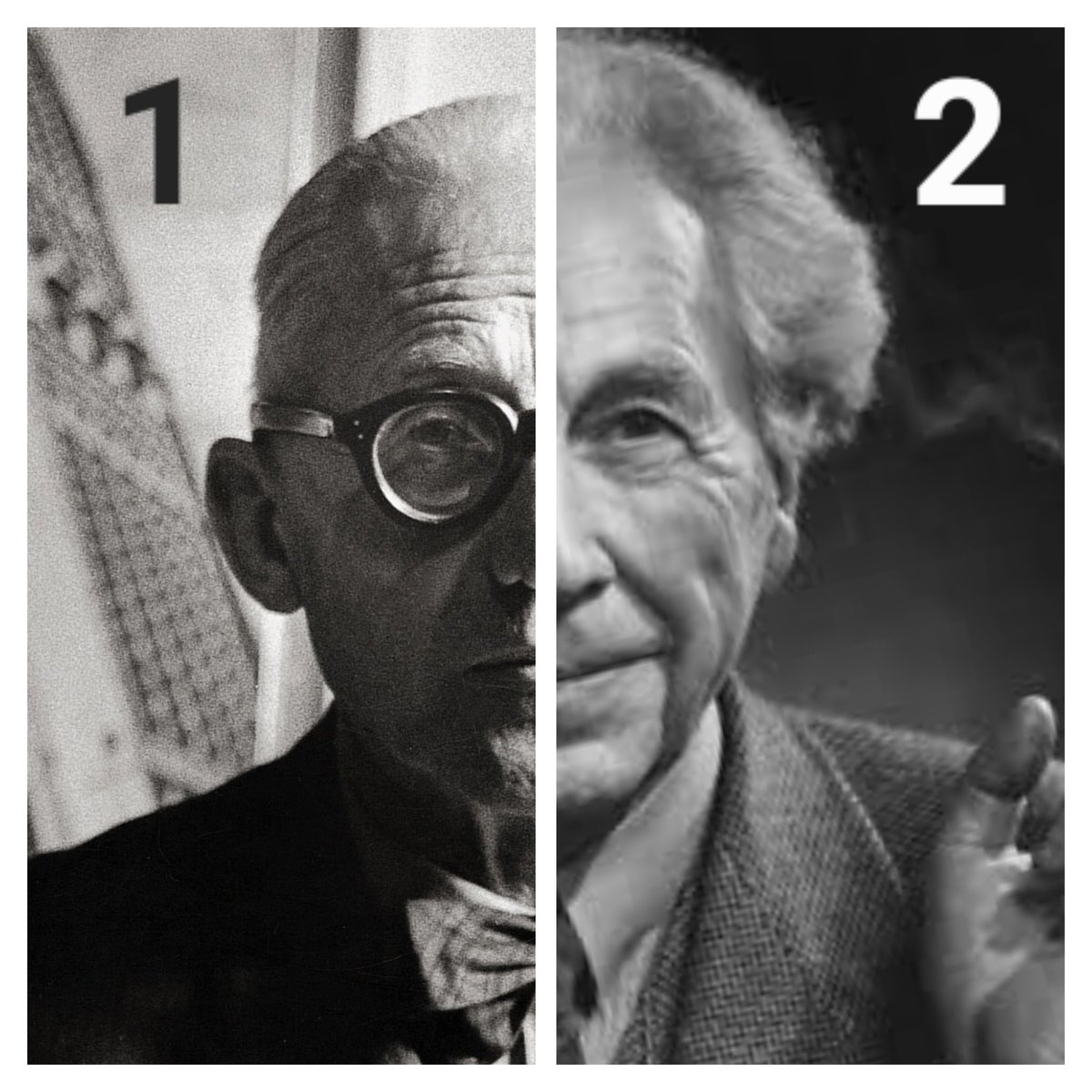 ¿Quién es más importante en la historia de la arquitectura? 1- Le Corbusier 2- Frank lloyd Wright #juevesdearquitectura