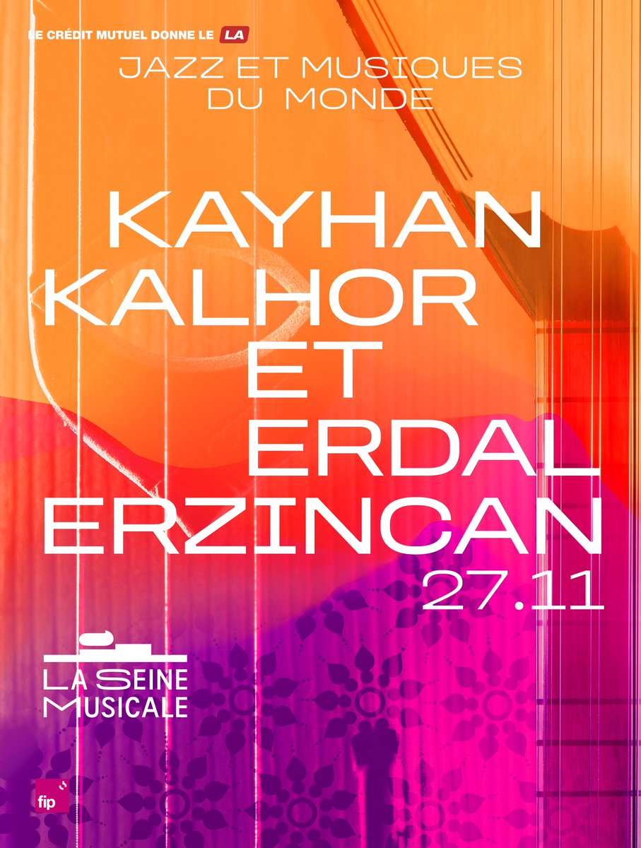 Artstage and @Vaak_Records in collaboration with @LaSeineMusicale present Maestro @KayhanKalhor & @erdalerzincan // 27 Nov 2024 
More info: tr.ee/DRwTovIZu9