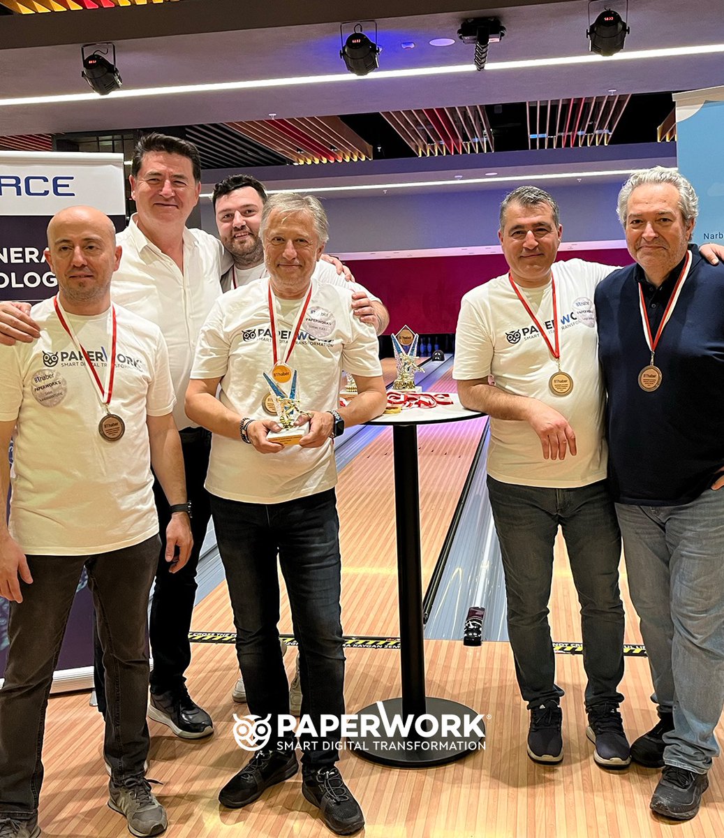 PaperWorklülerden bir sayı daha! PaperWork ekibi 24 Nisan Çarşamba günü gerçekleşen BT Haber Şirketlerarası Bowling Turnuvası’nda 38 takım arasından 3. oldu! Bowling takımımızı başarılarından ötürü tebrik ediyoruz! #strike #bowling #turnuva #paperwork