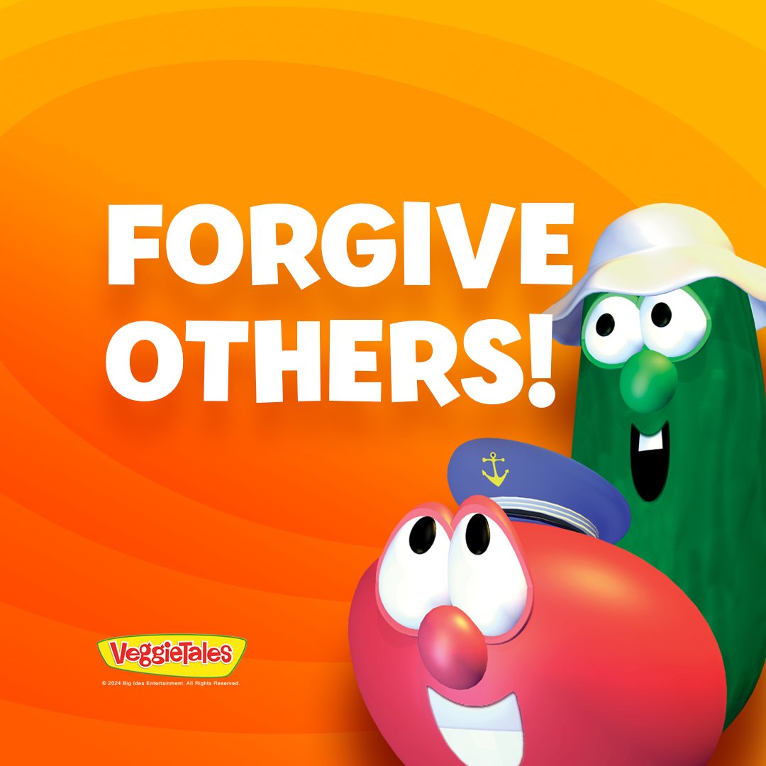 Forgive just as the Lord forgave you! #VeggieTales