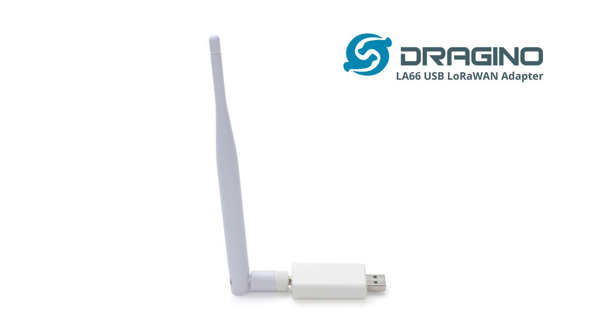 LA66 USB LoRaWAN Adapter v2 is designed for USB devices to support LoRaWAN. With the Dragino App you can check network signal strength and send messages to the network.
bit.ly/44eKlCB 
#Dragino #LoRaWAN #USBadapter #USBdevice #TheThingsNetwork #ttn #iot #internetofthings