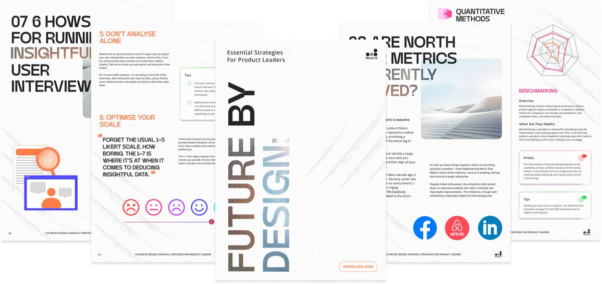 Our latest report, Future by Design is a curated collection of insights on product strategy from the team at Move78. Dive into the challenges &amp; solutions that pave the way to innovative products: move78.studio/future-by-desi… #ProductLeadership #Innovation