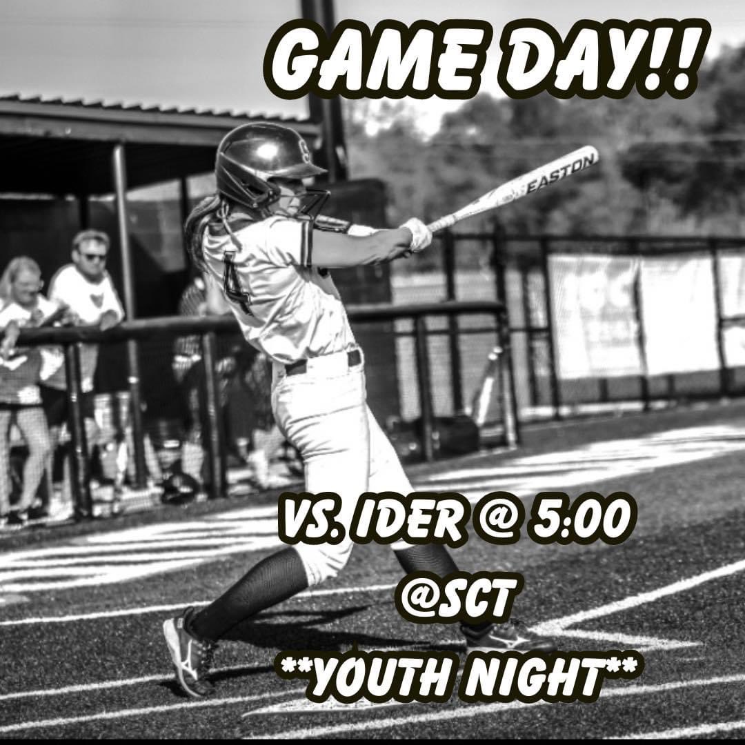 It’s youth night! Kids, wear your jerseys and get in free! Be there at 4:30 to go on the field with the Lady Cats!! It’s going to be a fun night of softball!!