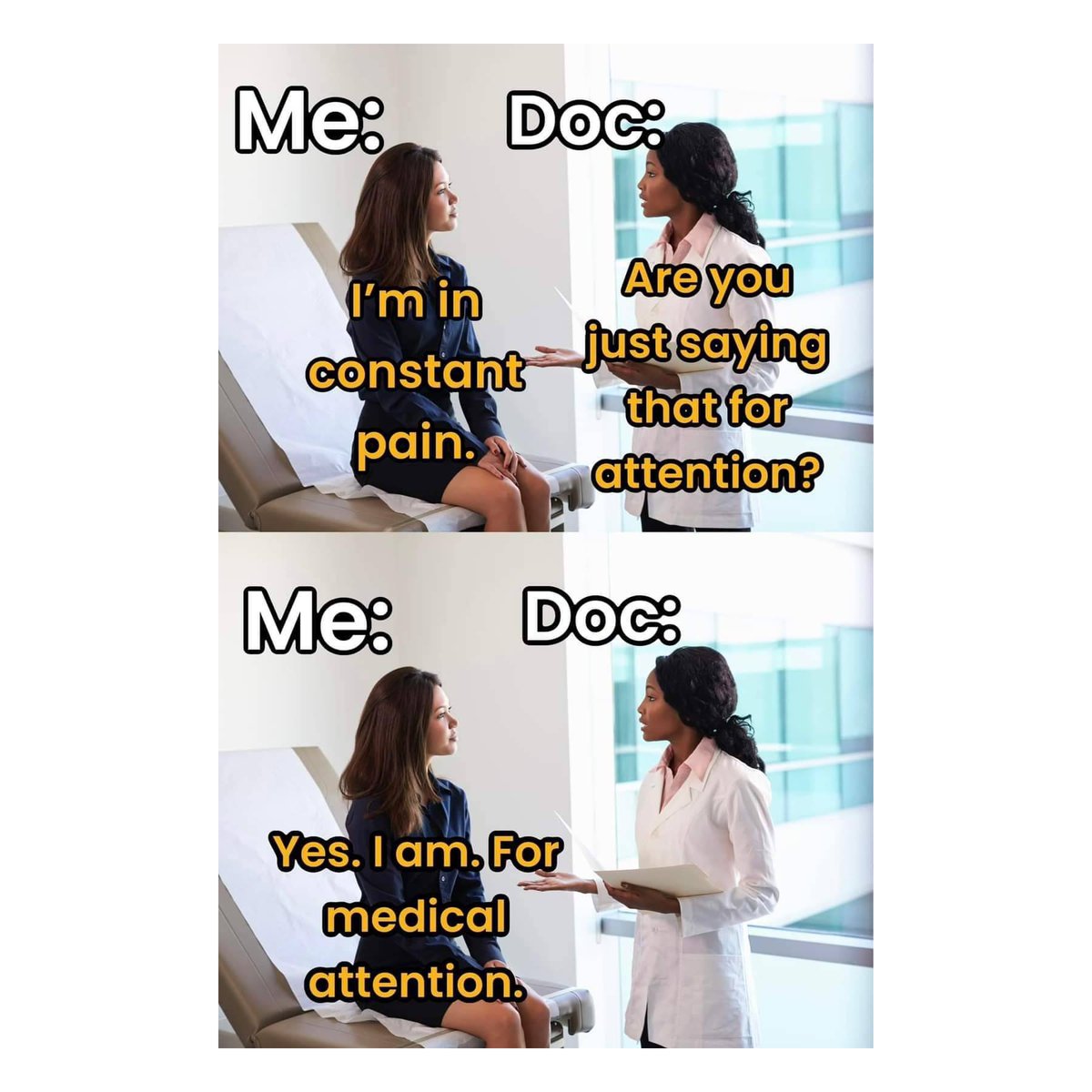 HumorChronic's tweet photo. #chronicillness #chronicillnesshumor #chronicillnessmemes #autoimmune #autoimmunememe #spooniememe #spooniehumor #fibromemes #fibromyalgia #spoonies #mecfs #longcovid #chronicillnessmemes https://t.co/keyhEfHuy8