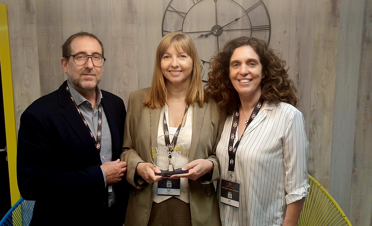 👩‍💻🚀 ¡GFT España ha sido galardonada por @Intrama_es con la certificación #BestWomenTalentCompany durante el #SWE24: #SalónMujeryEmpresa en Madrid! Con este reconocimiento, entramos en el TOP30 Empresas de España más comprometidas en promover el talento femenino.