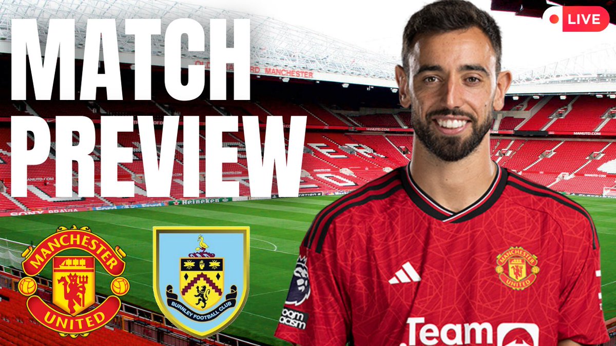 🚨Live tonight🚨 8PM⏰#MUFC Manchester United vs Burnley Preview ft🎙️ : @AlwaysClaret (Burnley) @RedDevilWeekly (Man Utd) Watch here youtube.com/live/jejyZEoSp…