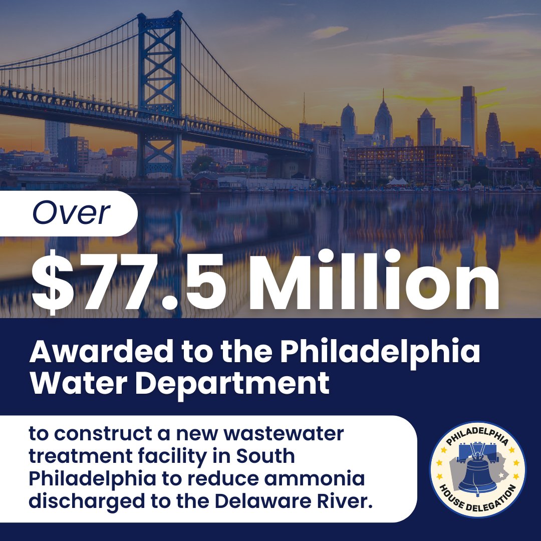 Thanks to @RepReginaYoung, @PENNVESTPA & @PhillyH2O for advocating for and investing in the health & welfare of our city. Clean, healthy waterways are crucial for our environment, health and economy. ⬇️ Read More ⬇️ pahouse.com/PCD/InTheNews/…