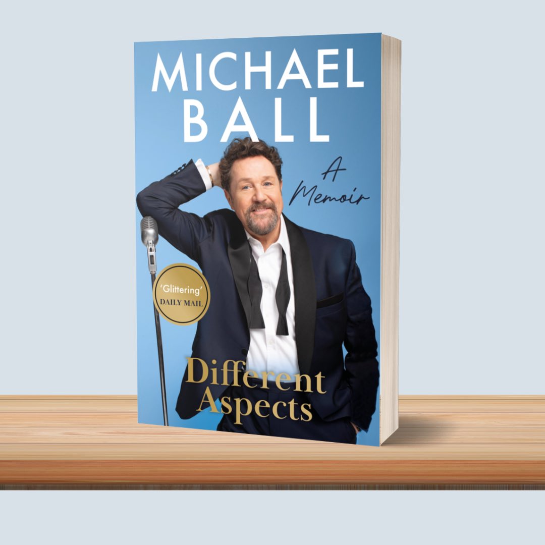Fab ever to see you on @lorraine this morning @mrmichaelball - celebrating #DifferentAspects paperback publication day! Looks like Lorraine has a good grip on it … @BlinkPublishing @CBGBooks @CBGActors