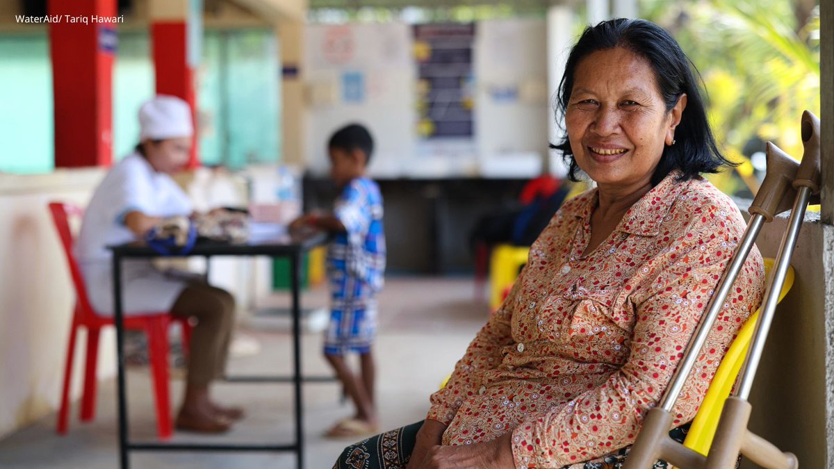 'I do pay attention to washing hands. I wash my hands at home, coming here and also I’ve seen people washing their hands [at the health center].' Srey, a patient at a health center in Cambodia shares her experiences with the new facilities and her hygiene pratices.