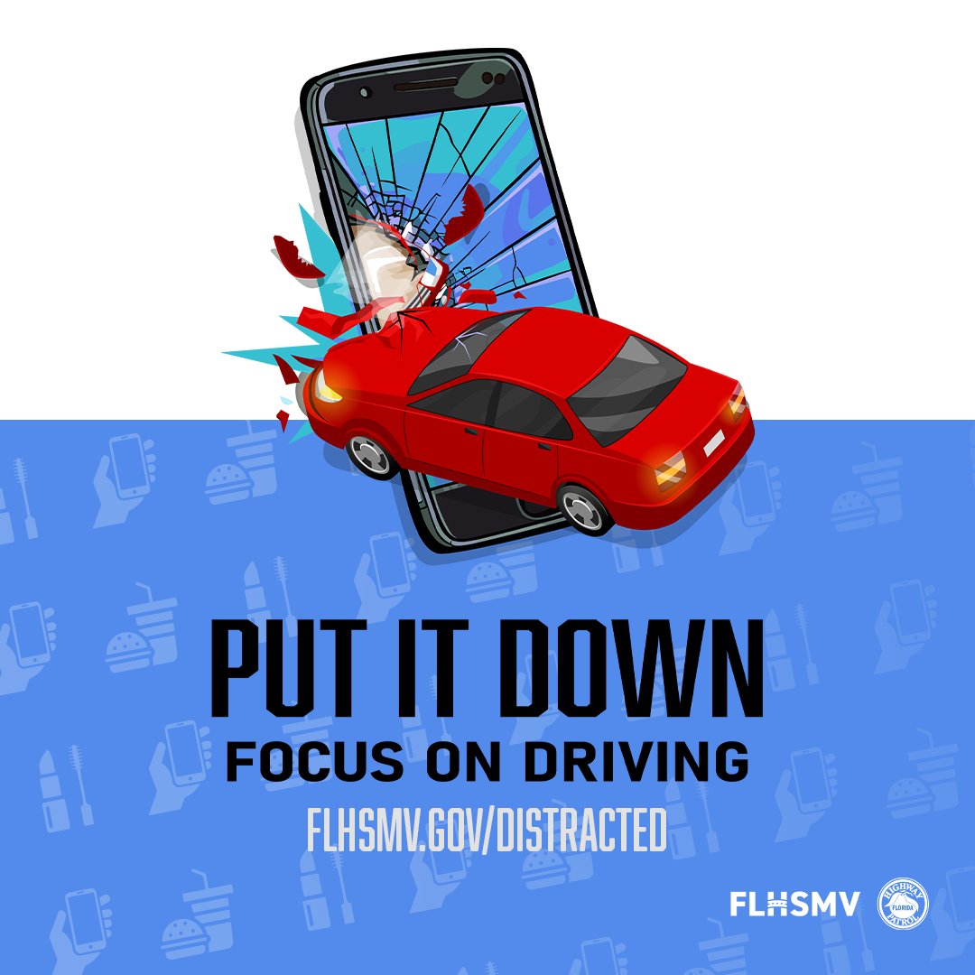 As the Distracted Driving campaign comes to a close, we want to remind all motorists that the decision to drive distracted brings real and tragic consequences. When you are behind the wheel, focus on driving. Flhsmv.gov/Distracted