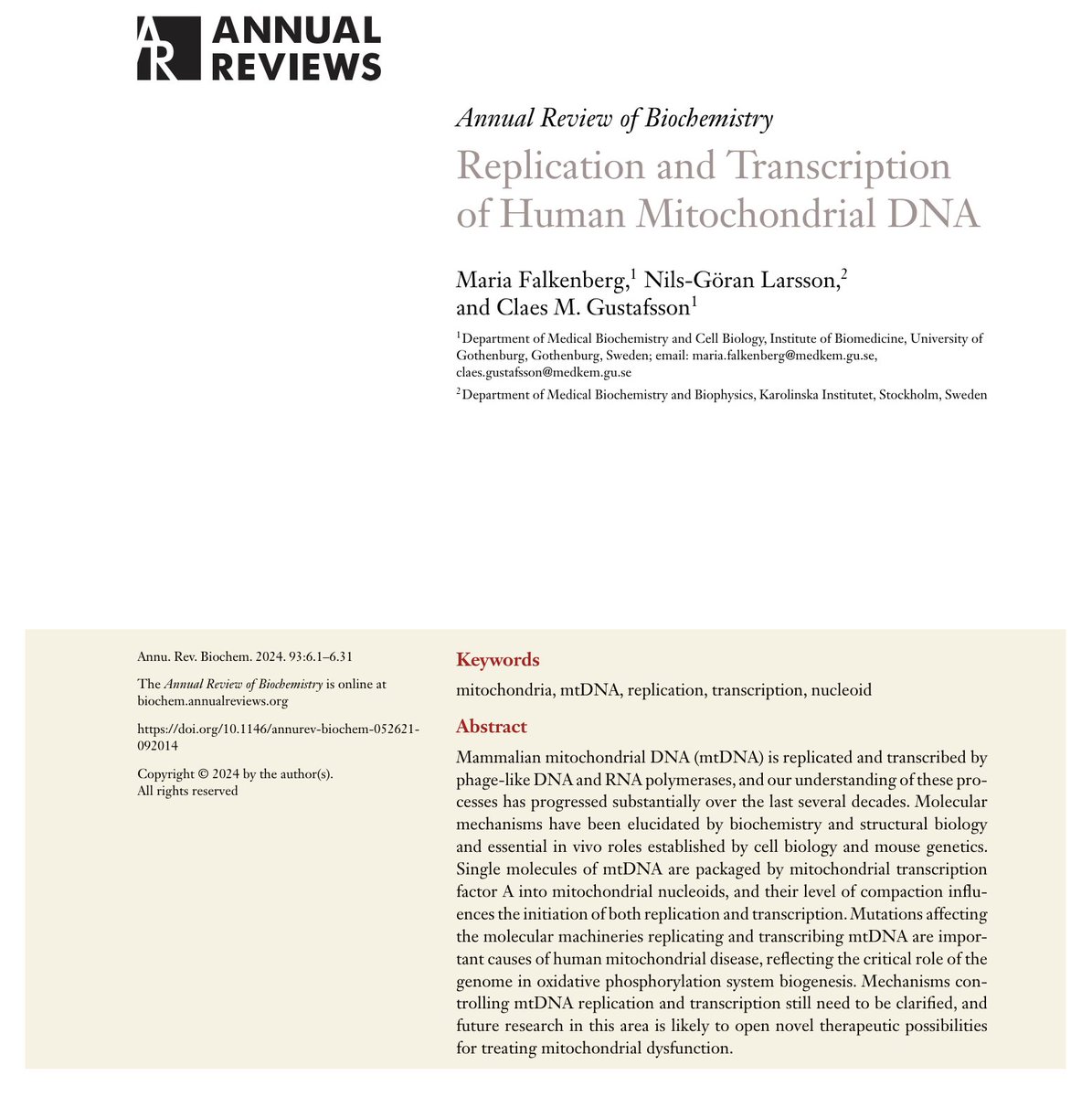 New review to read:
DOI: 10.1146/annurev-biochem-052621-092014