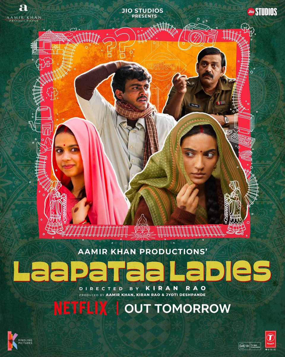 #LaapataaLadies tonight on NETFLIX.

Theatrical Window: 56 days.