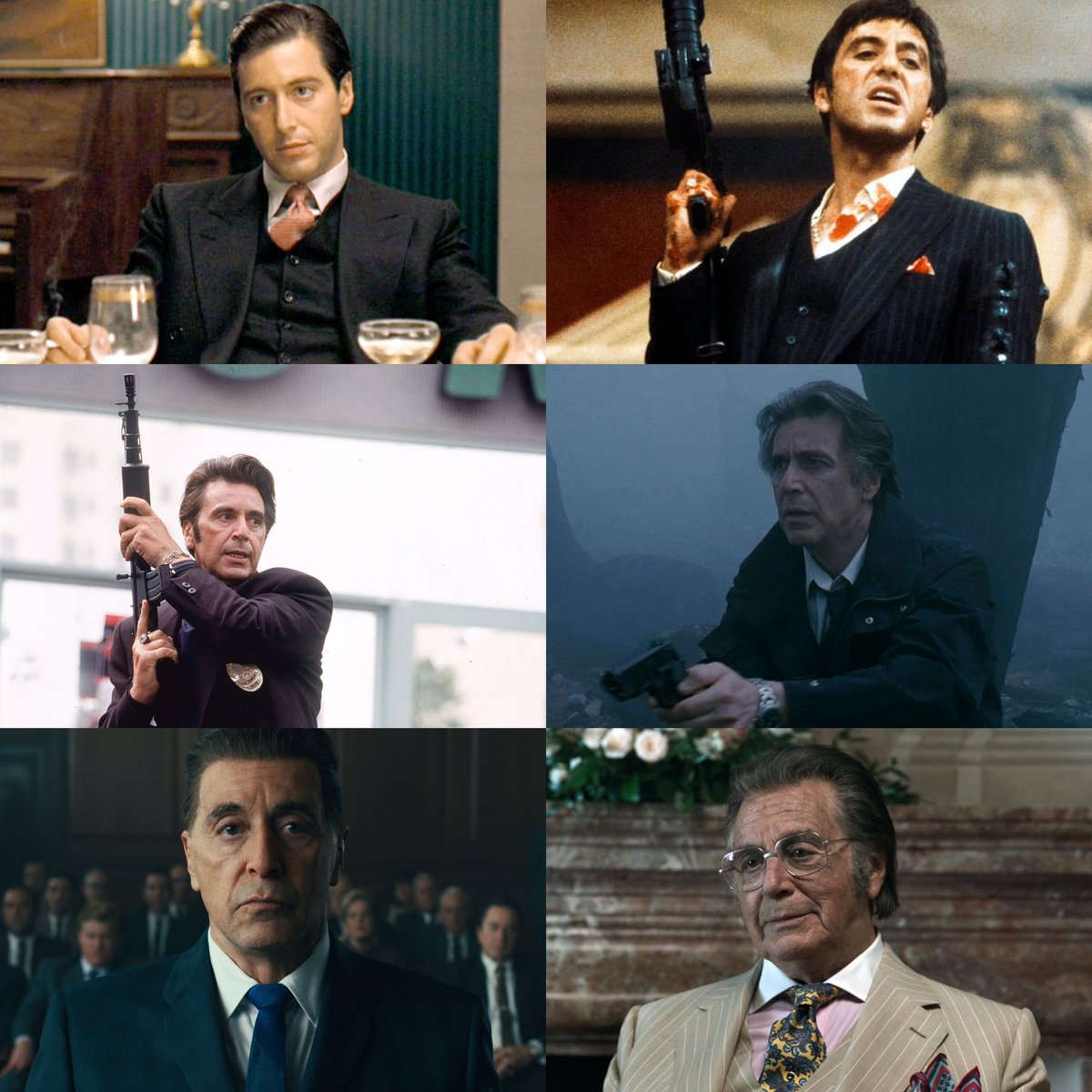CinemaTweets1's tweet photo. Six Decades of Al Pacino https://t.co/KjPKYc0BjL
