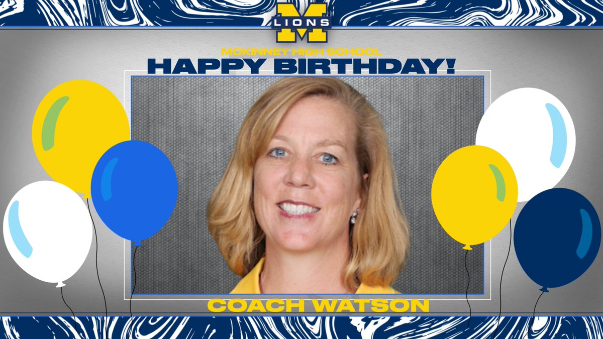 We hope you have a very happy birthday Coach Watson!! 🎉 @MHSLions @mhsliontrack