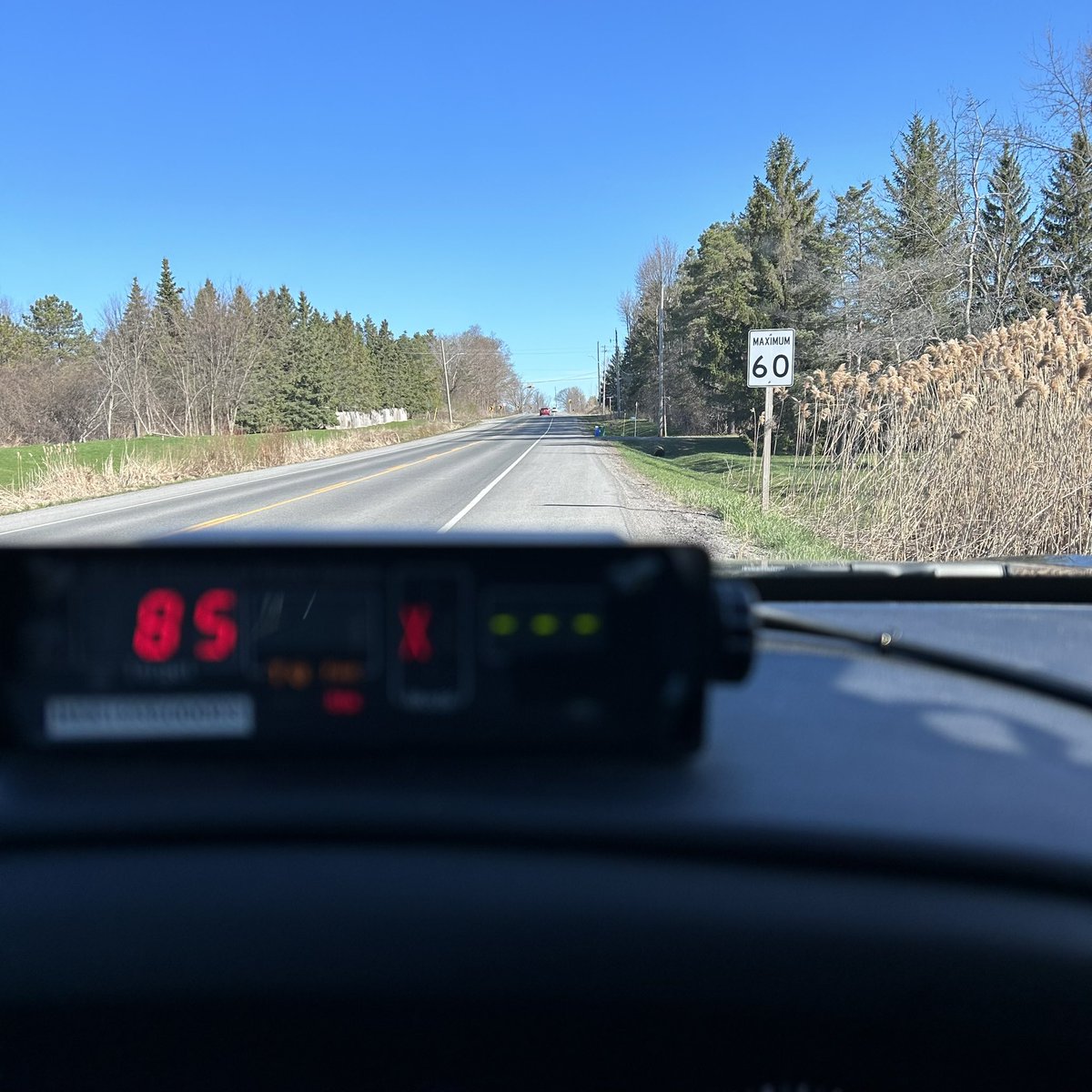 North division traffic conducted speed enforcement in #portperry #scugog this morning. Please obey the speed limit. #durhamvisionzero #brock #uxbridge cg