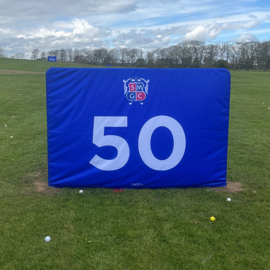 Further improvement of the driving range with the installation of new yardage signs. A big thank you to <a href="/tacitgolf/">tacitgolf</a> for the bespoke design.
