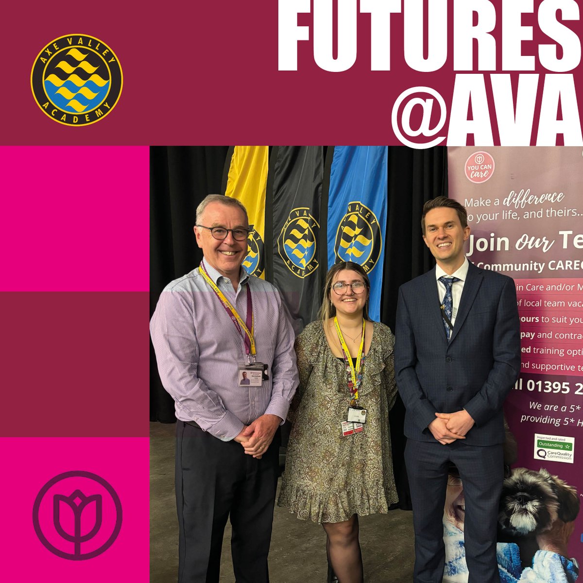 As part of our FUTURES@AVA programme we were delighted to welcome Mark and ex-@AxeAcademy  student Emily from Home Instead UK to talk to our Health and Social Care students about careers within the care profession. #futures@ava #weareava #smallbutmighty
