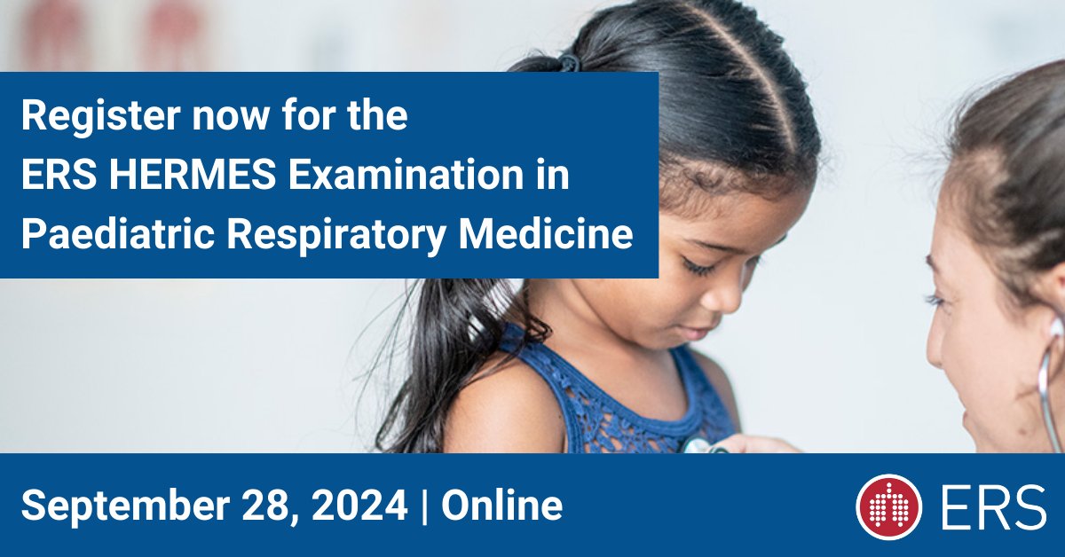 The HERMES examinations are an opportunity to test your knowledge at a high European standard, with three levels of examination suited to professionals at any stage of their career 📆 28 September 💻 Online Early bird deadline: 21 June Register now: ersnet.org/events/ers-her…