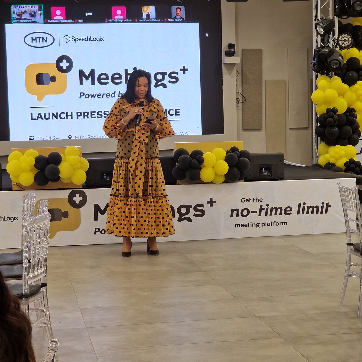 MTNNG's tweet photo. Lynda Saint-Nwafor, Chief Enterprise Business Officer, MTNN, paints the big picture - a future of seamless collaboration and productivity.

#MeetingsPlusFromMTN https://t.co/XhsH5F6H7h
