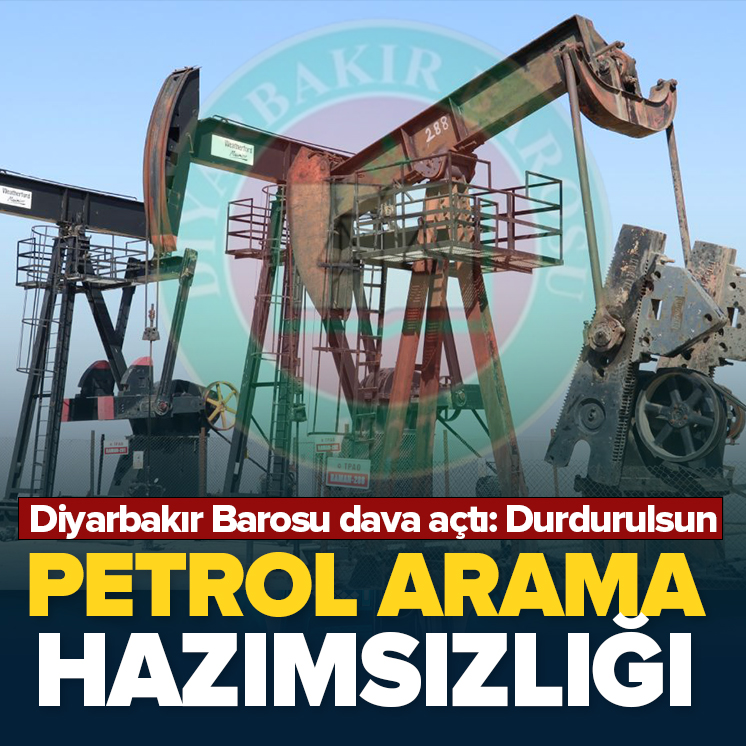 Diyarbakır Barosu'ndan petrol arama hazımsızlığı! Çalışmaları durdurmak için dava açtılar... ahaber.im/229xhs_smt