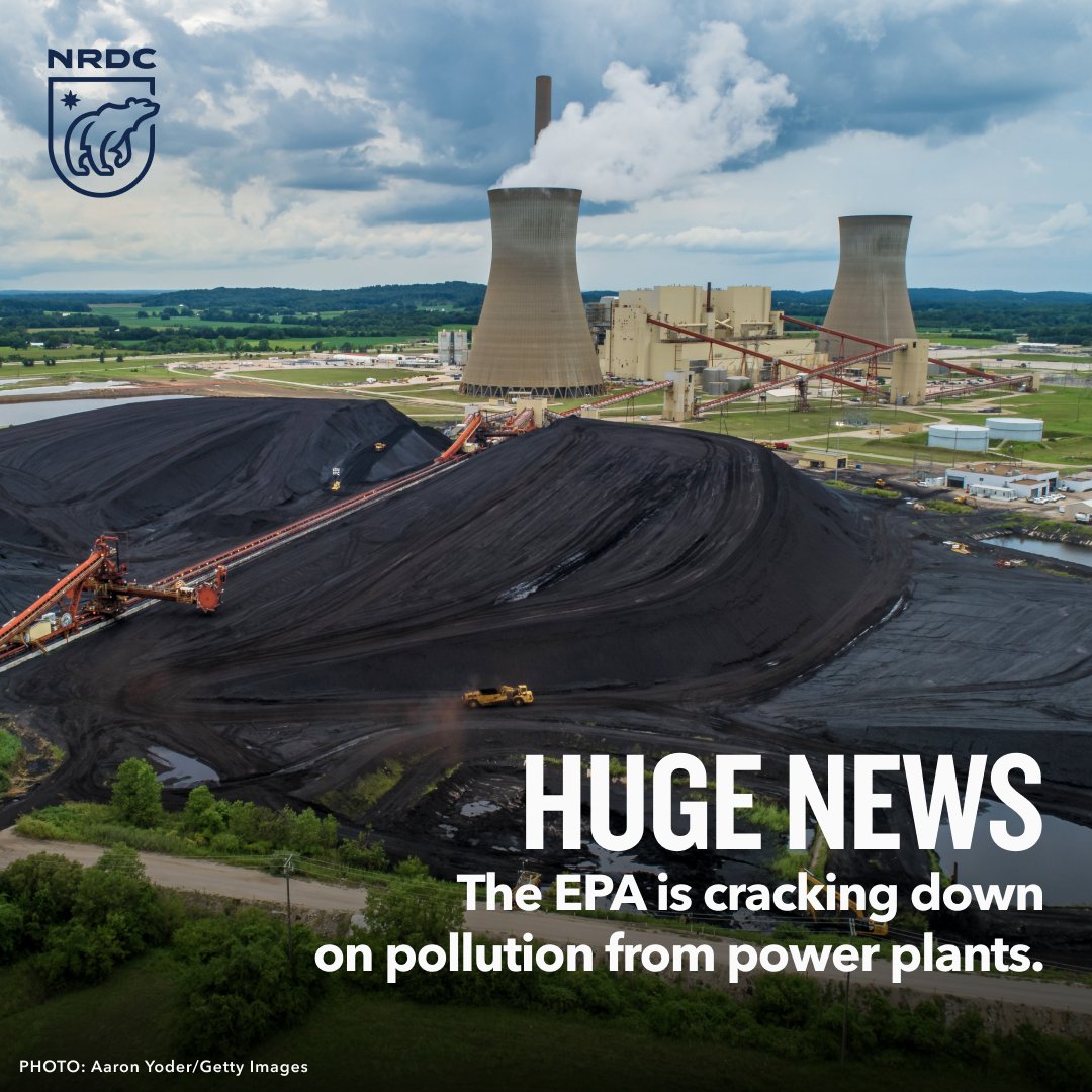 This is BIG. These new policies will help cut the entire power sector’s carbon emissions by 75% by 2035! The safeguards will also cut down on toxic pollution, like mercury and arsenic, that poison air and water and endanger frontline communities.